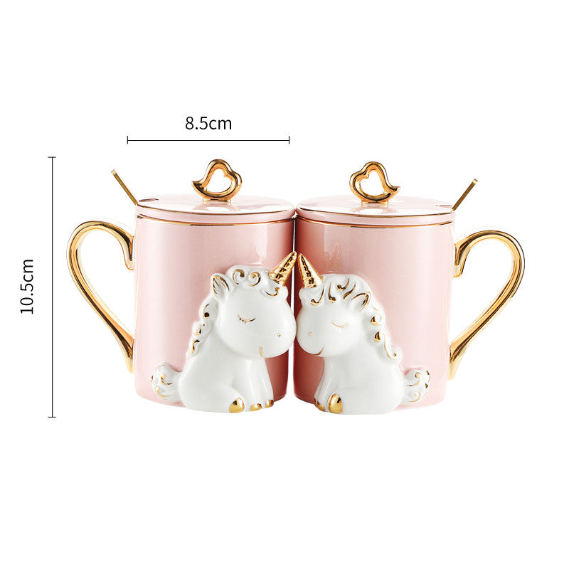Couple mugs - A Pair Of Suit Couple's Mugs