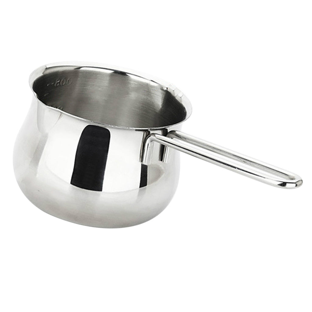 Small Stainless Steel Milk Cooking Sauce Pan Pot Induction Cooker Safe