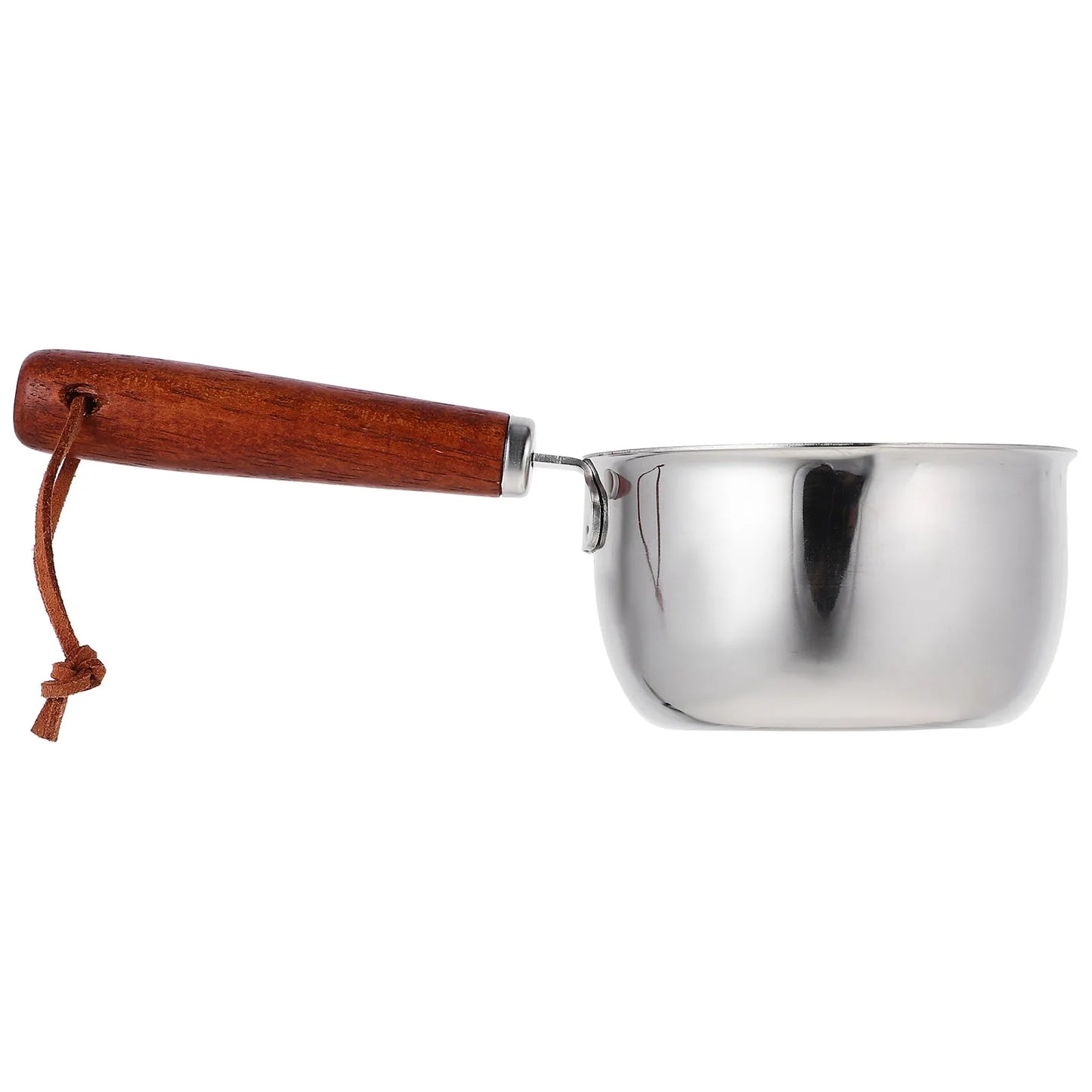 Stainless Steel Small Sauce Pan Compact Hot Oil Pot Mini Induction Kitchen Cooker Boil Stew Fry Oil Heating Pan