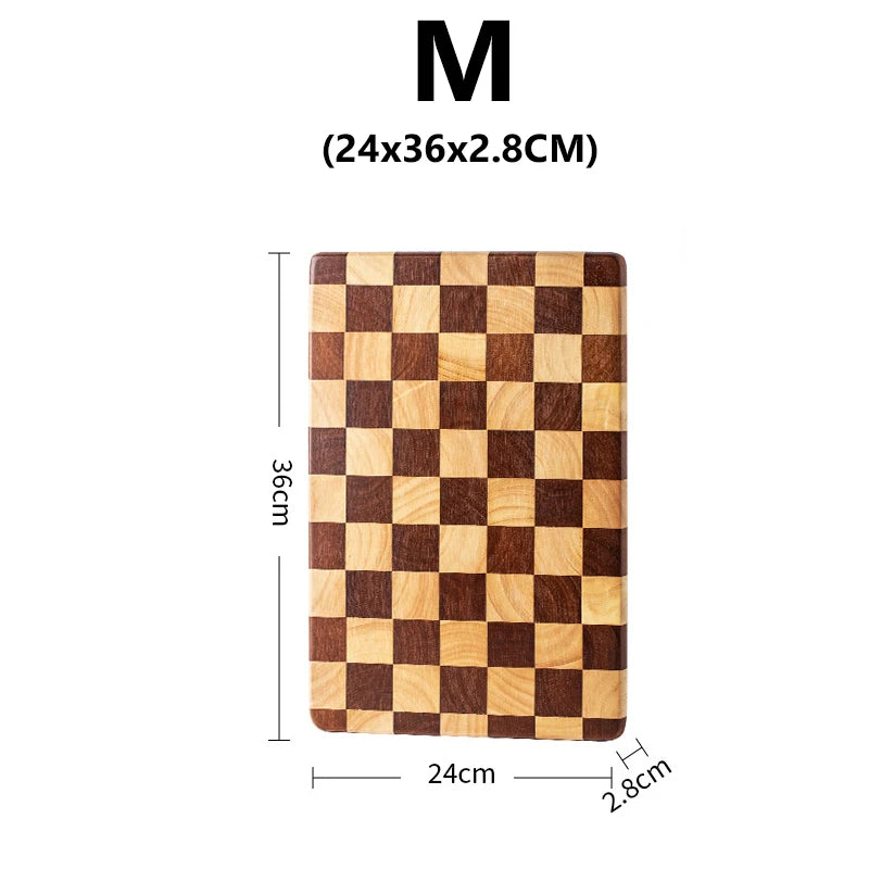 WXCOO Cutting Board Solid Wood Household Tray Mosaic Cutting Boards Wooden Cutting Board Mosaic Chopping Blocks Kitchenware