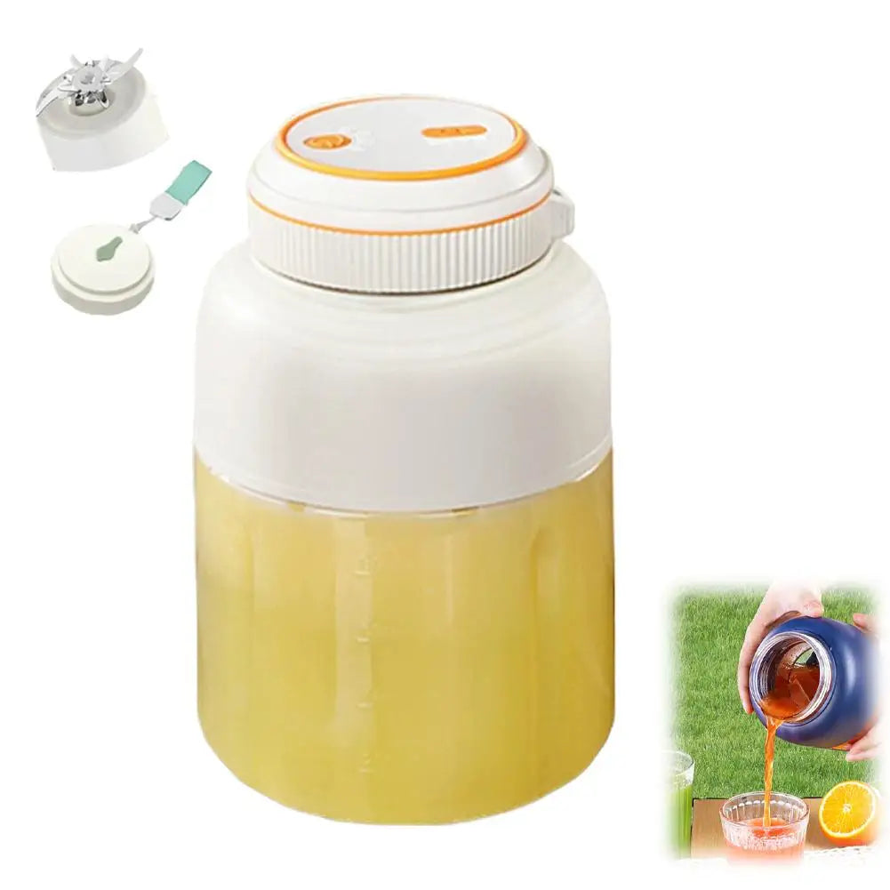 1300ml Portable Fruit Juice Blenders Summer Personal Electric Mini Bottle Home USB Juicer Cup Machine For Smoothies/Ice/ Fruits
