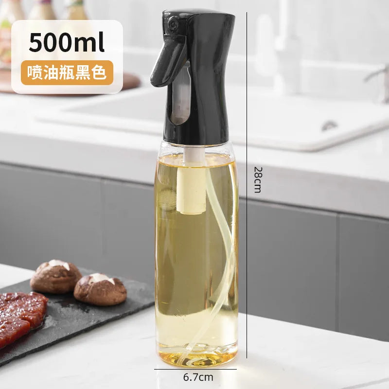 200ml 300ml 500ml Oil Spray Bottle Kitchen Cooking Olive Oil Dispenser BBQ Baking Camping Vinegar Soy Sauce Sprayer Containers