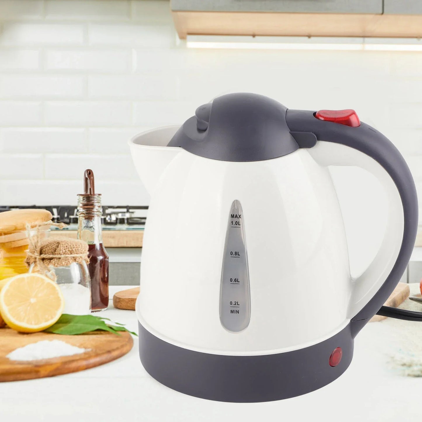 Portable 1000ml 24V Travel Car Truck Kettle Water Heater Bottle For Tea Coffee Making