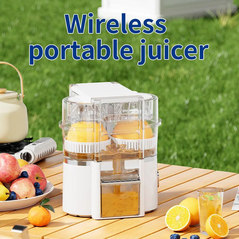 Double-head Electric Juicer Food Blender Automatic Slag Juice Separation Household Juice Squeezer Mixer