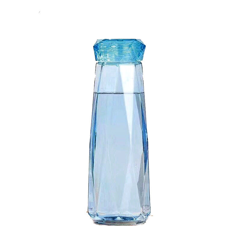 Crystal Glass Cup With Lid Glass Bottle