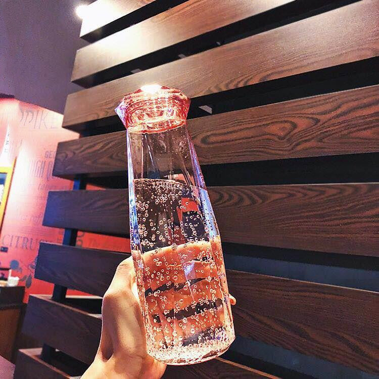 Crystal Glass Cup With Lid Glass Bottle