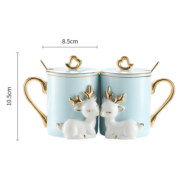 Couple mugs - A Pair Of Suit Couple's Mugs