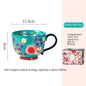 Hand-painted ceramic cup - Personalized Hand-painted Water Cup 