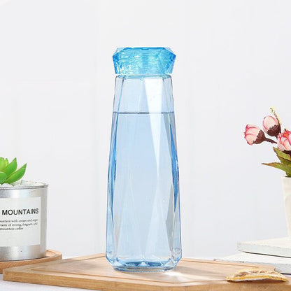 Crystal Glass Cup With Lid Glass Bottle
