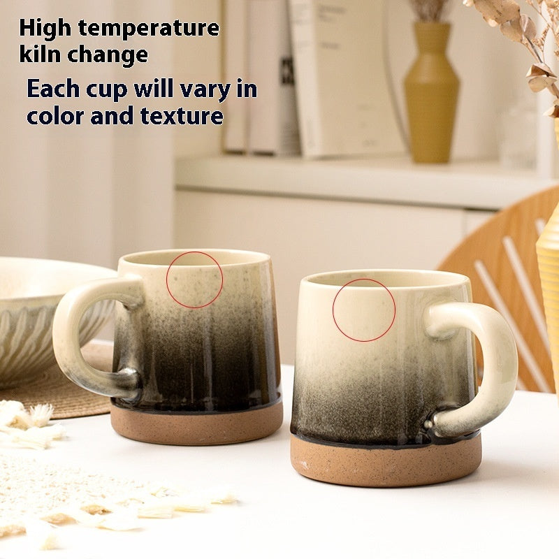 Retro ceramic mug - Gradient Splash Ink Ceramic Mug