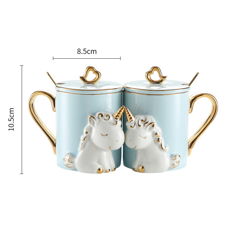Couple mugs - A Pair Of Suit Couple's Mugs