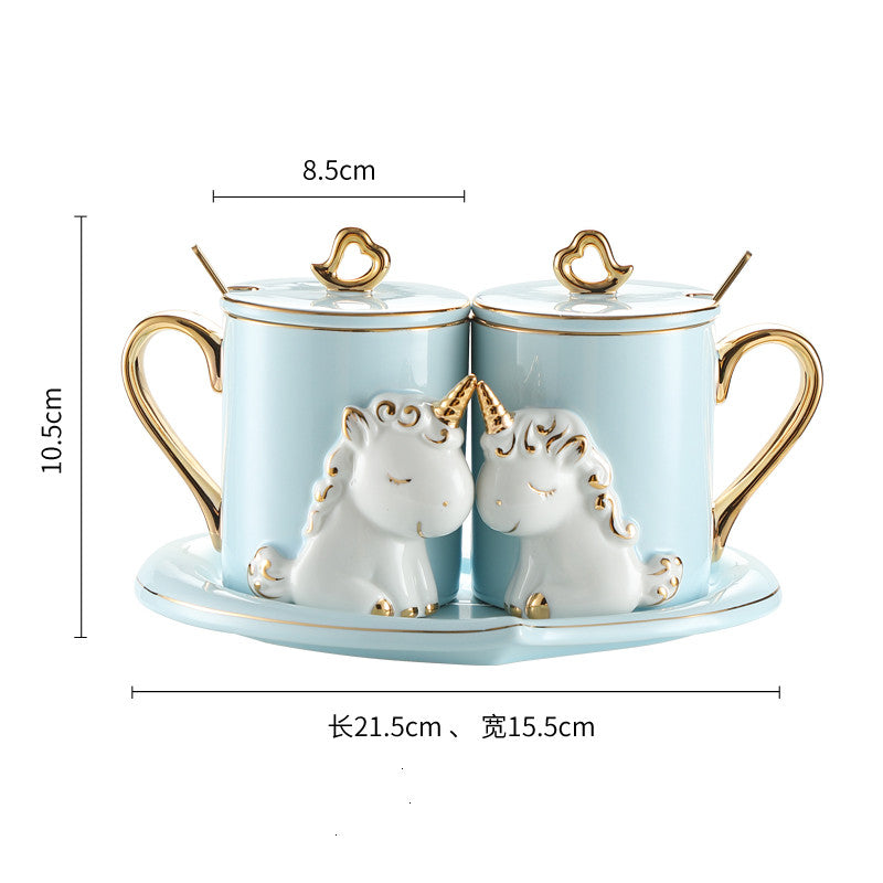 Couple mugs - A Pair Of Suit Couple's Mugs