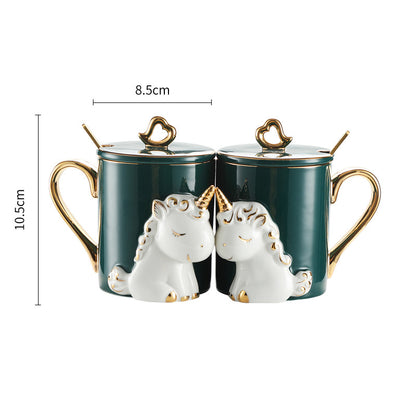 Couple mugs - A Pair Of Suit Couple's Mugs