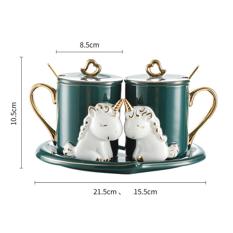 Couple mugs - A Pair Of Suit Couple's Mugs