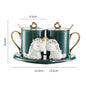 Couple mugs - A Pair Of Suit Couple's Mugs
