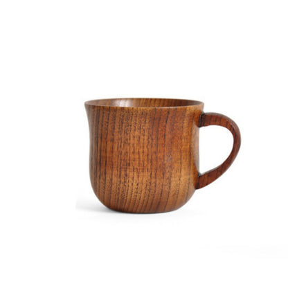 handmade wooden cup - handcrafted spruce wooden cup with smooth surface and elegant design.