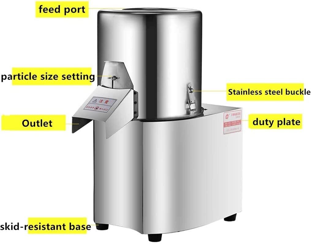 110V Vegetable Chopper Multifunctional Electric Cutting Machine Carrot Potato Cutter Slice Shred Diced Food Processor