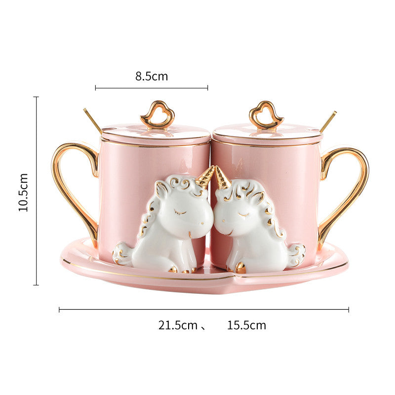 Couple mugs - A Pair Of Suit Couple's Mugs