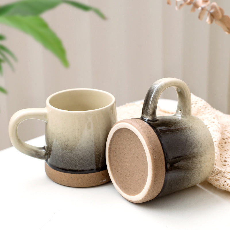 Retro ceramic mug - Gradient Splash Ink Ceramic Mug