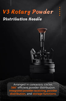 IKAPE V3 Espresso Rotary WDT,Coffee Stirrer with Dosing Funnel & Stand,Espresso Stirrer Distribution Tool for Barista