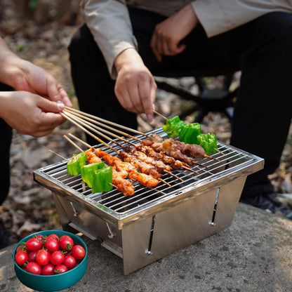Pandatour Camping IGT 0.5UNT Table Gas Stove Windproof Stainless Steel Folding 6500W High Power Stove Adjustable Burner Cooker