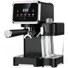 Espresso Machine with Color Touchscreen, 20 Bar Cappuccino Latte Machines with Automatic Milk Frother, Dual Boiler Stainless Steel Espresso Maker for Home, 1350W