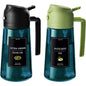16oz/470ml Blue Glass Olive Oil Sprayer for Cooking - 2 in 1 Olive Oil Dispenser for Kitchen Gadgets, Air Fryer, Salad, and BBQ