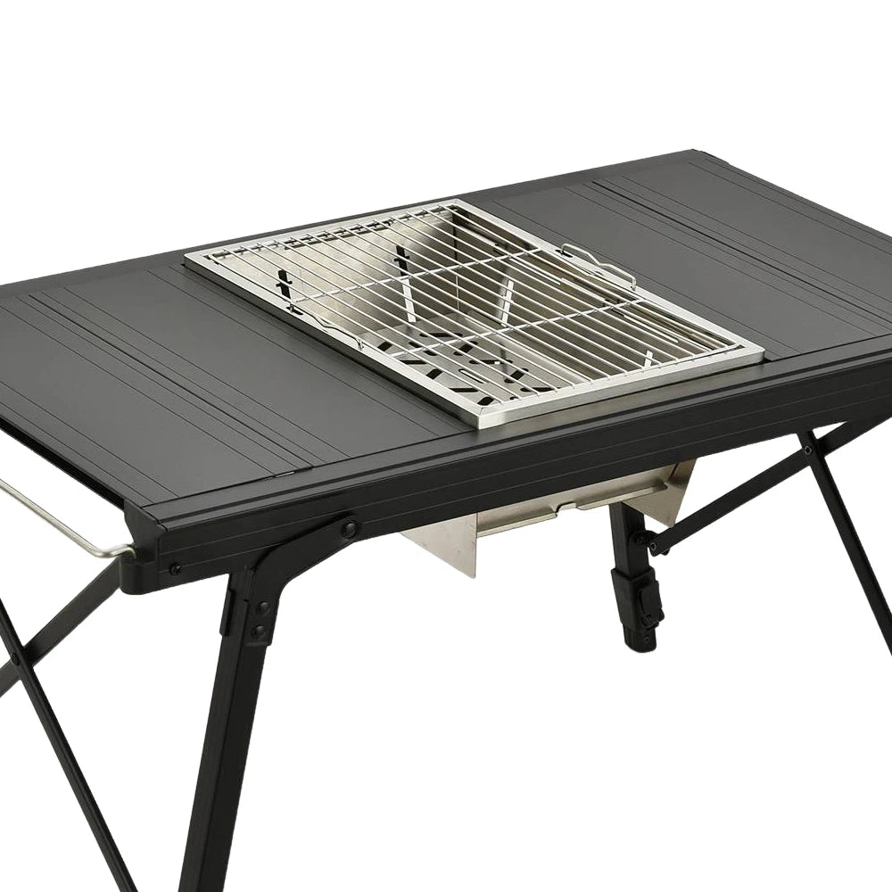 Pandatour Camping IGT 0.5UNT Table Gas Stove Windproof Stainless Steel Folding 6500W High Power Stove Adjustable Burner Cooker