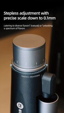 STARSEEKER EDGE Mini Portable Electric Coffee Grinder 38mm Cone Burr Stepless Adjustable Type-C Home Outdoor Travel Suit