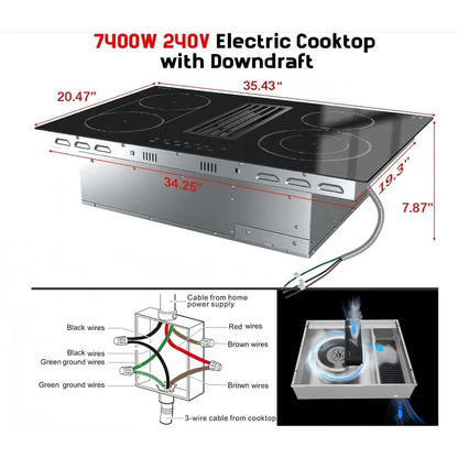 Karinear Portable Electric Stove 110V, 1800W Electric Hot Plate with Handle, Knob Control Single Burner Electri Cooktop, Ceramic Infrared Countertop Burner, Timer, Safety Lock(Pink)