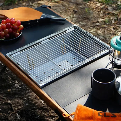 Pandatour IGT Windproof Easy Equiped Table Stove Stainless Steel One lick Ignite 3 Burners High Power Stove Outdoor Camping