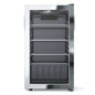 Beverage Refrigerator and Cooler, 130 Can Mini Fridge with Glass Door for Soda Beer for Office, Bar Adjustable Removable Shelves