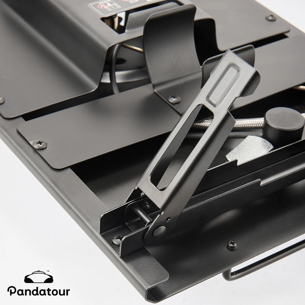 Pandatour IGT Windproof Easy Equiped Table Stove Stainless Steel One lick Ignite 3 Burners High Power Stove Outdoor Camping