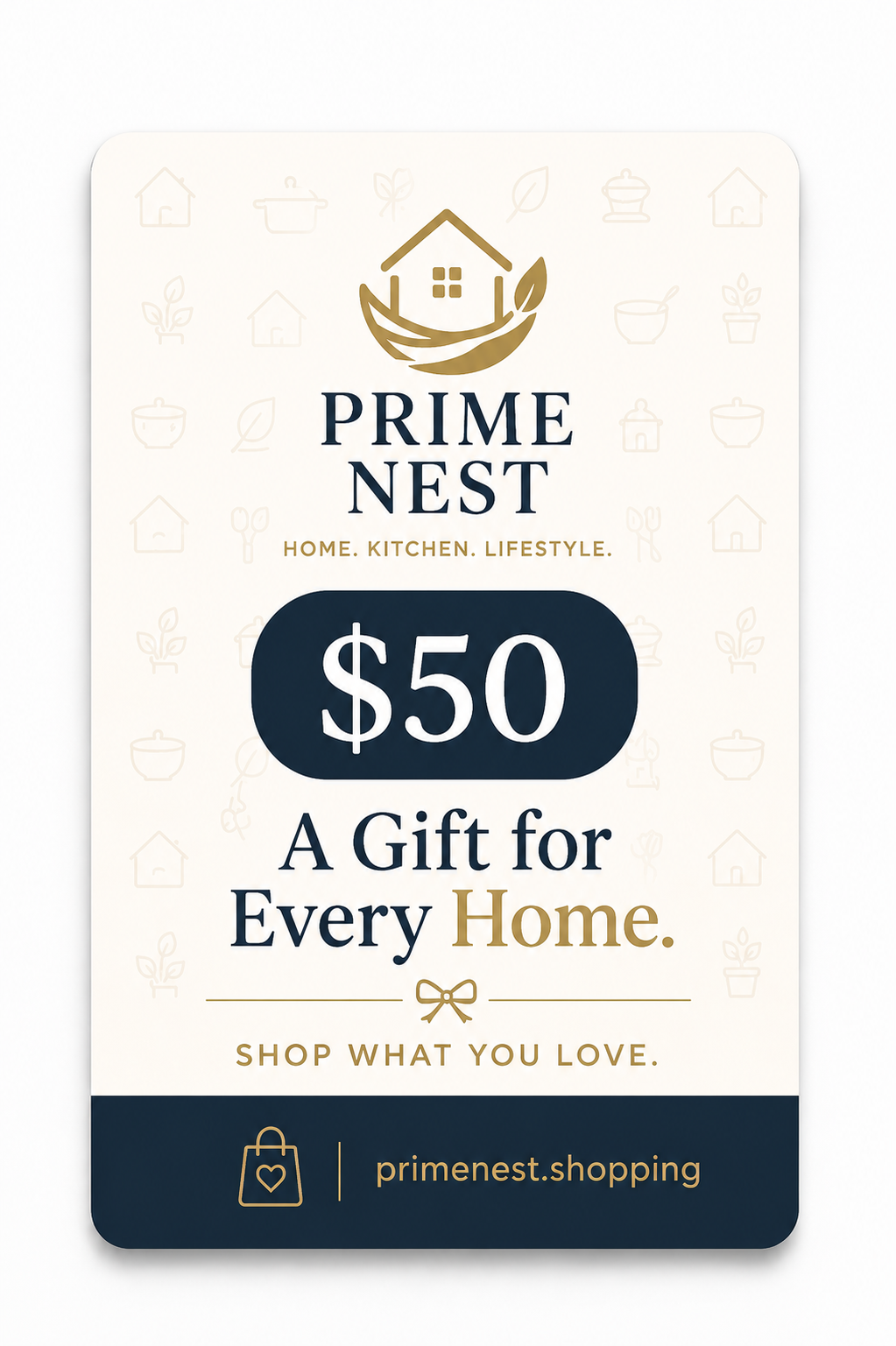 Prime Nest $50 gift card