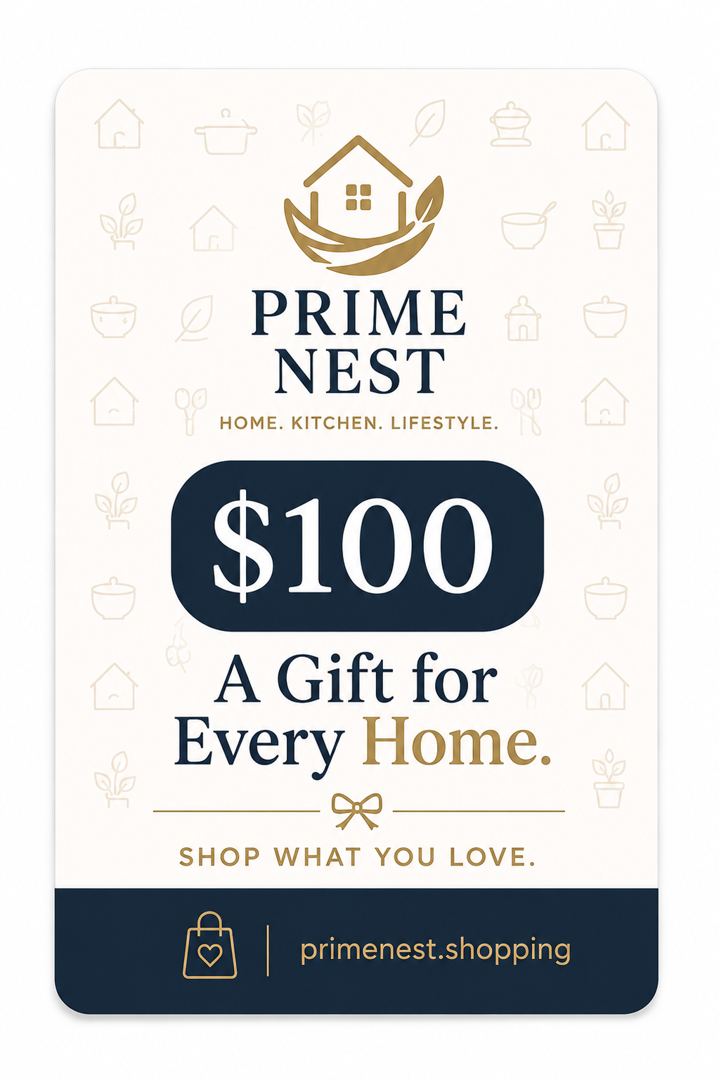 Prime Nest $100 gift card