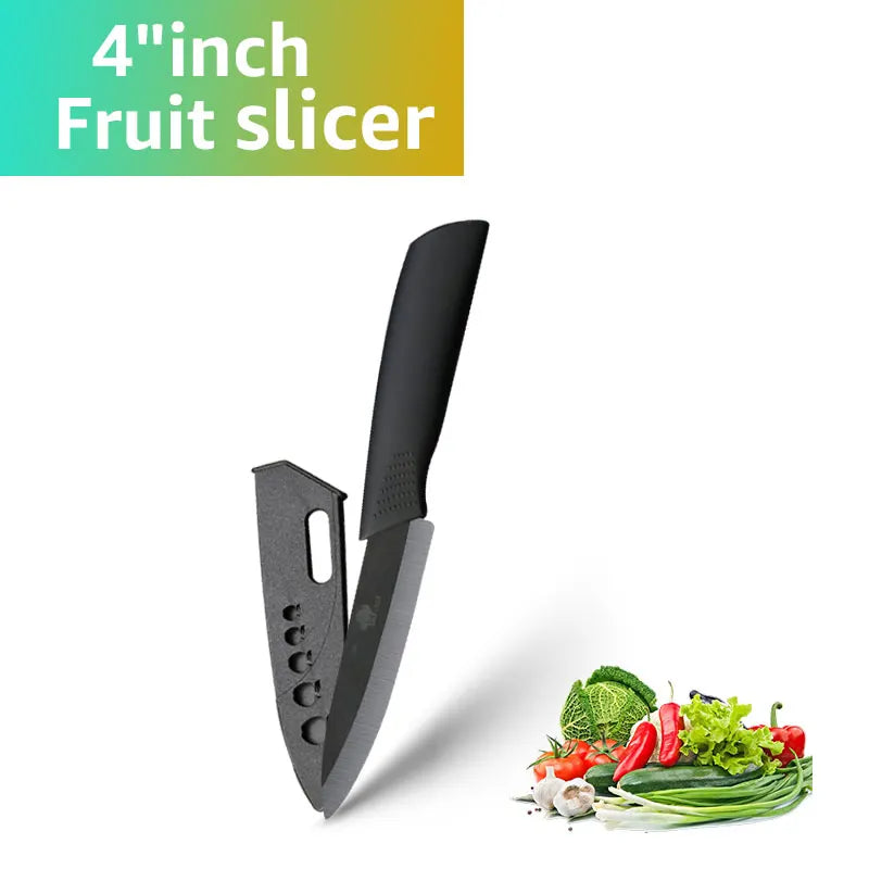 Ceramic Knives Kitchen knives Set 3 4 5 6 inch Chef knife Cook Set Chef Utility Slicer Vegetable Peeler White Zirconia Blade