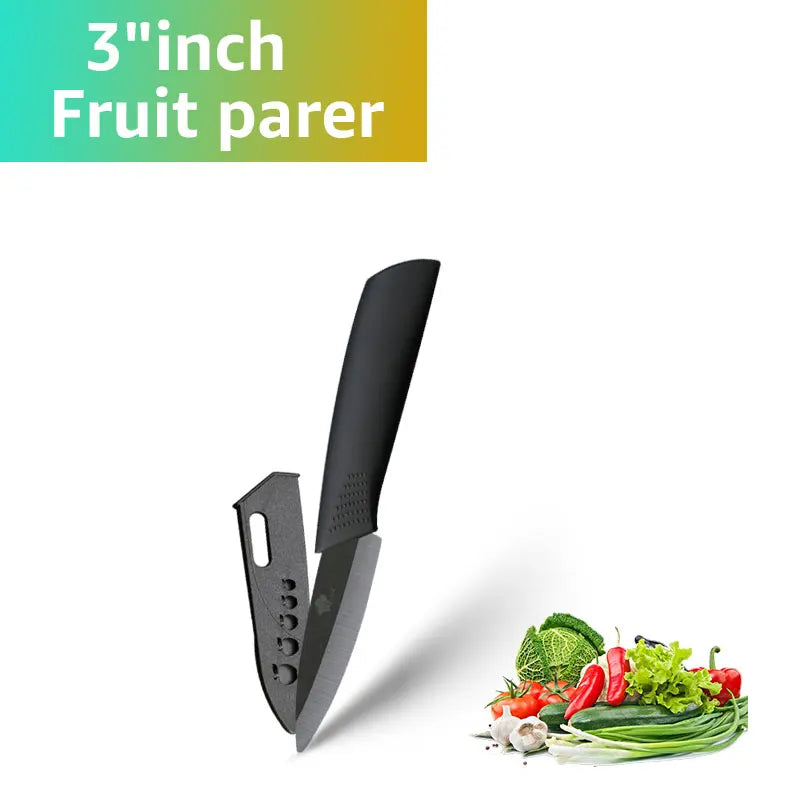 Ceramic Knives Kitchen knives Set 3 4 5 6 inch Chef knife Cook Set Chef Utility Slicer Vegetable Peeler White Zirconia Blade
