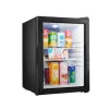 Custom Compact Portable 21L Compressor Glass Door Beverage Beer Wine Under Counter Office Household Refrigerator