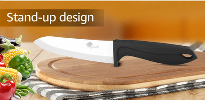 Ceramic Knives Kitchen Knive 3 4 5 6 inch Chef Paring Utility Slicing Bread Knife +Peeler Zirconia White Blade Cooking Tool