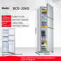 206L Wholesale Electric Home Appliance Refrigerators Top Freezers