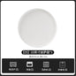 European-Style Minimalist Ceramic Tableware Set Black White Slate Series Includes Rice Bowls Plates Dishes-Available