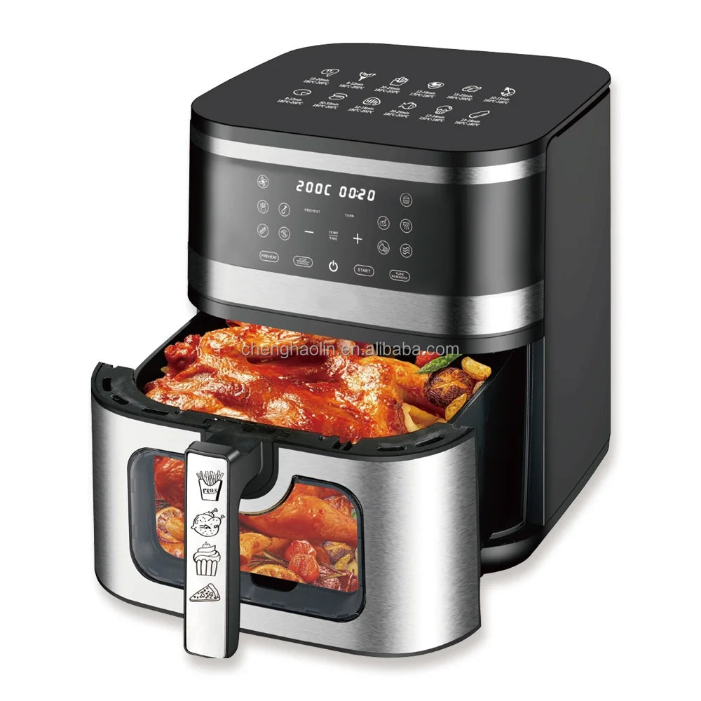 Multifunctional Express Heat System Digital Oil Free Split Easy Clean Large Capacity Digital Touch Electric Air Fryer Machine