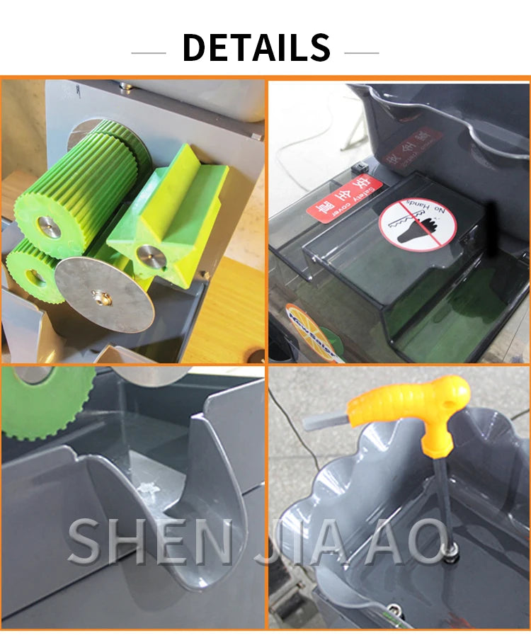 110/220V Commercial Lemon Kumquat Juicer Fully Automatic Juicer 100W Multifunctional Fruit Juice 1000C-1 Automatic Residue Juice