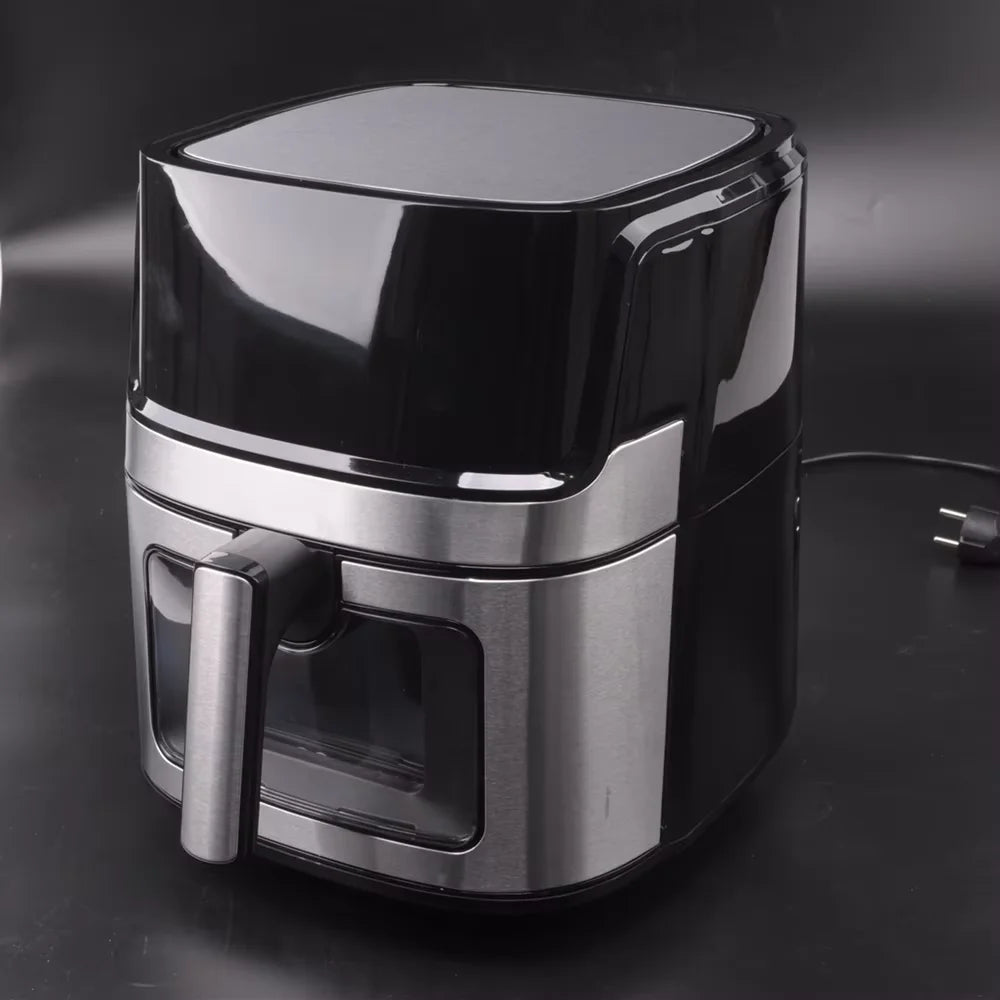 Touch Control 6L S/S Cover Visible 1700W 8 Preset Menu Digital Panel Air Fryer