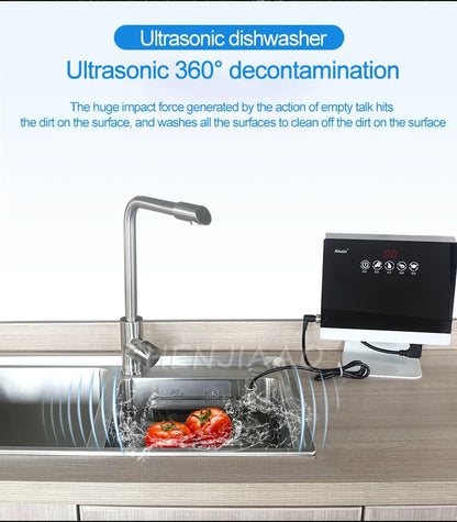 New Portable Sink Dishwasher Automatic Household Ultrasonic Dishwasher Small Free-Standing Installation-Free 110V/220V