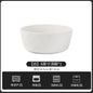 European-Style Minimalist Ceramic Tableware Set Black White Slate Series Includes Rice Bowls Plates Dishes-Available