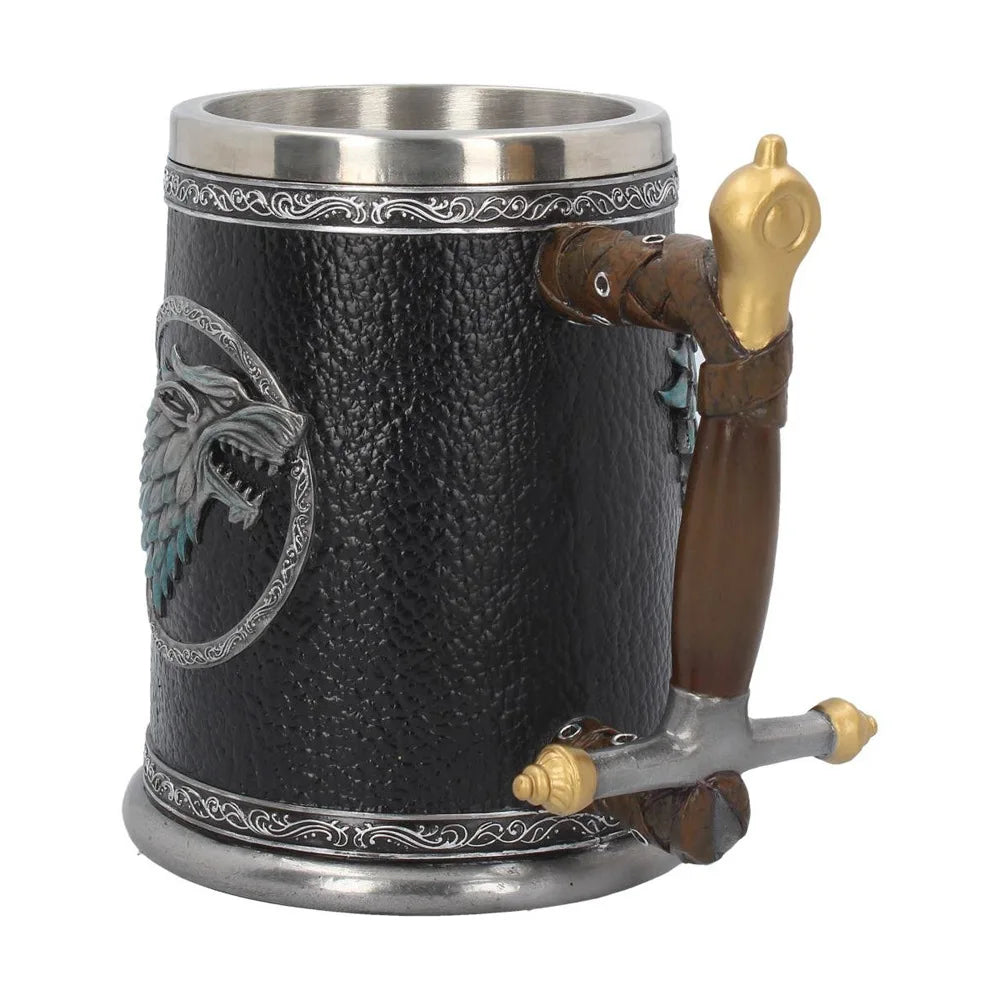 Water Cup Bar Creative 3D Stereo Carved Stainless Steel Beer Mug Goblet Coffee Mug