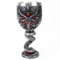 Baphomet Mug Tankard Stainless Steel Resin 3D Baphomet Pentagram Sabbatic Gothic Wicca Pagan Horn Beer Tankard Cup Mugs 600ml