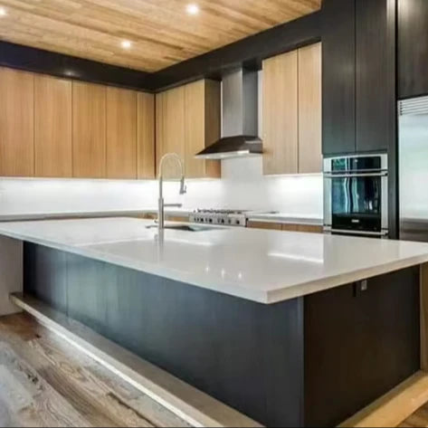 Modern Glossy White Kitchen Shaker Cabinets Melamine Board Carcase Acrylic Door Panel Drawer Slide Wall Mounted