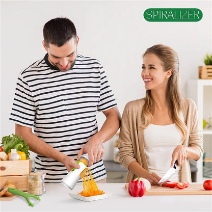 New Vegetable Spiral Shredder Spaghetti Machine Spiral Funnel Shredder Vegetable Grater